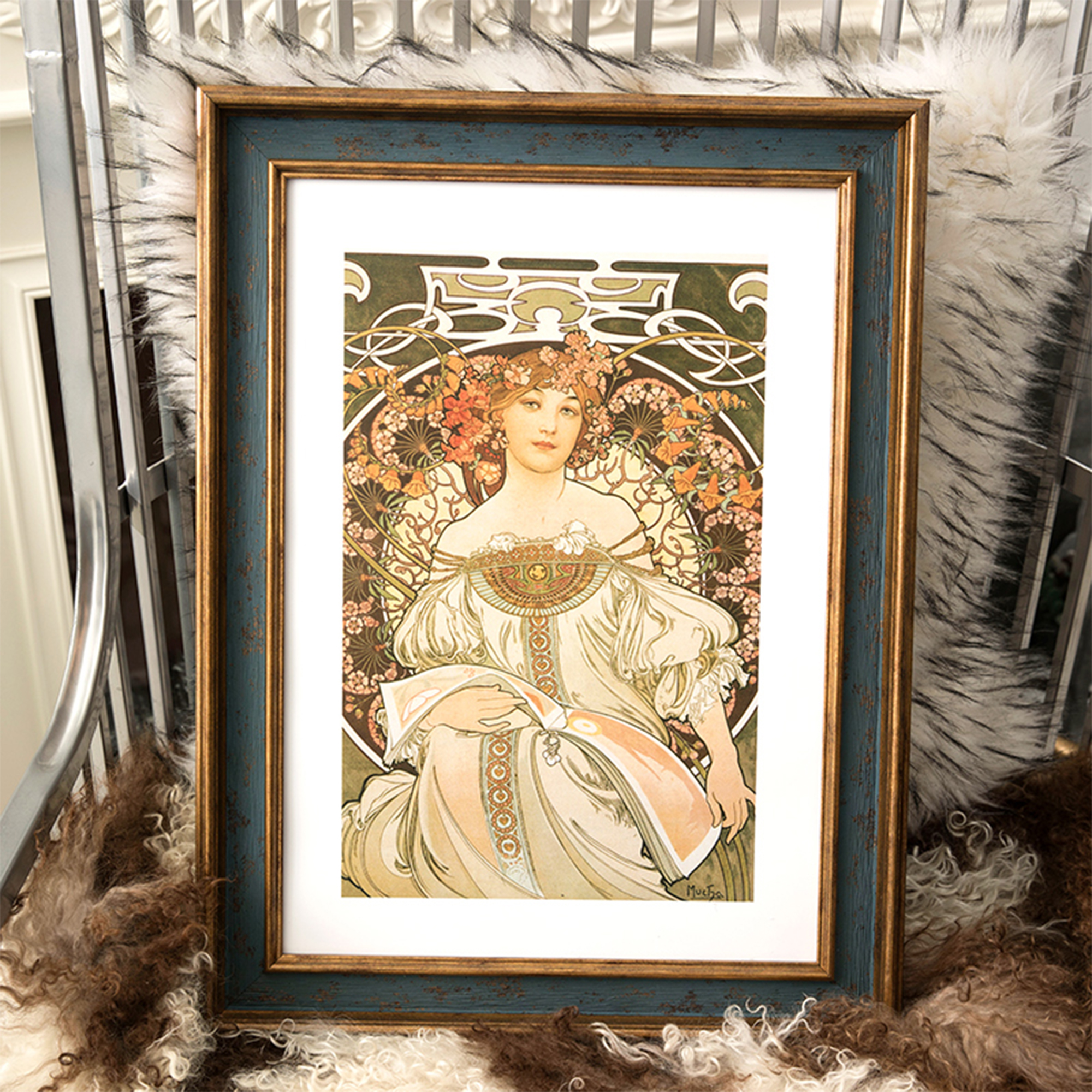 【絵画】アメリカフヨウ（額付きオプションあり） アンディ ウォーホル作品「フラワーズ,1970(イエロー)」展示用フック付